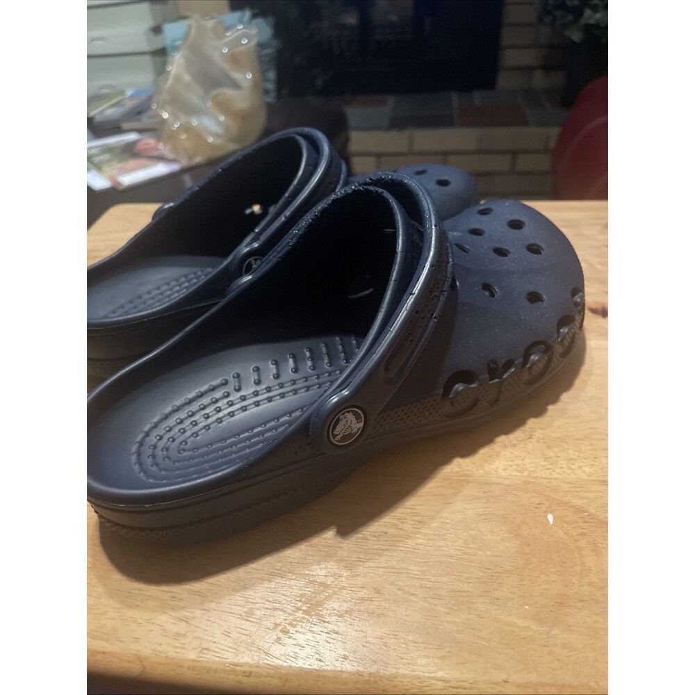 Crocs Baya Unisex Slip-On Clog - Blue Women’s Size 10 Men’s Size 8 - Picture 10 of 14